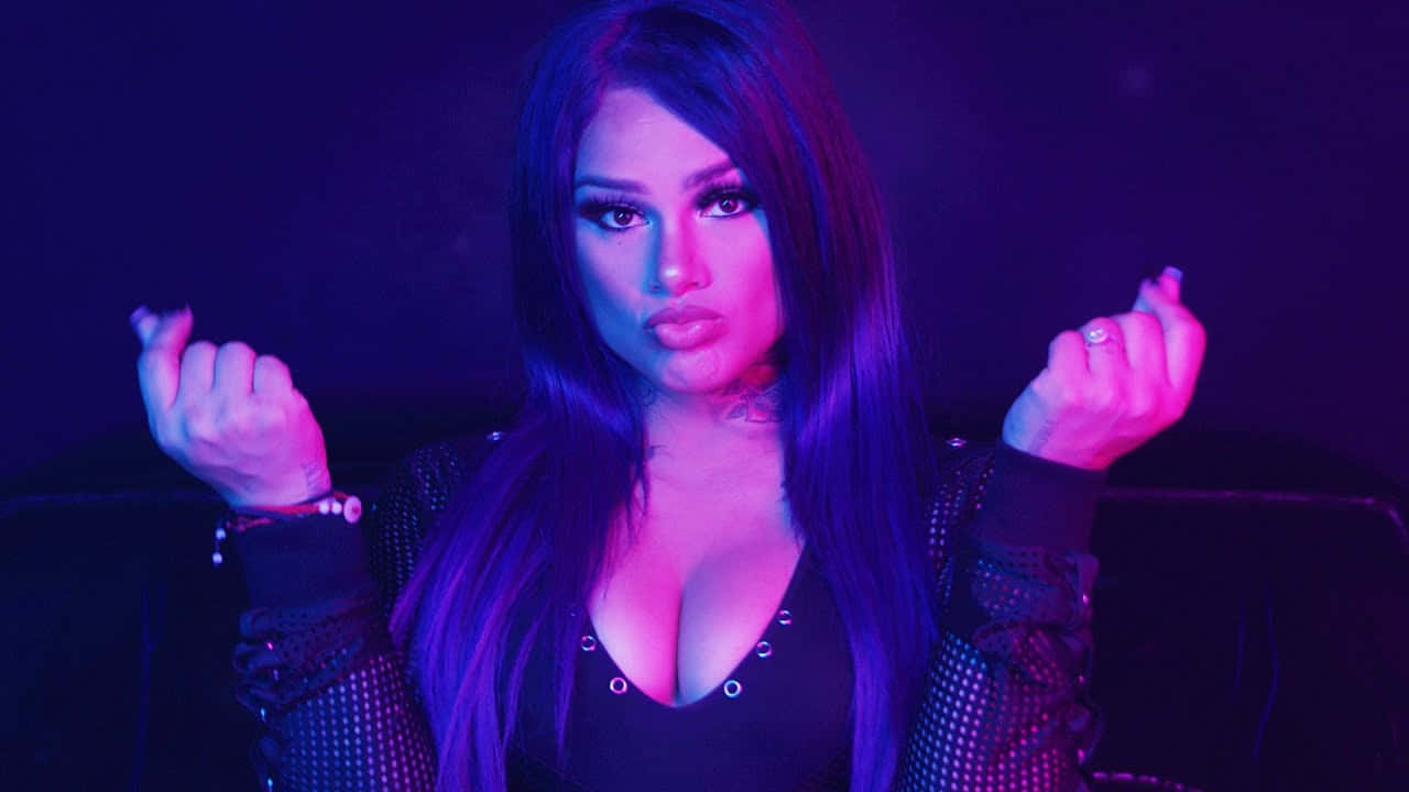 Snow Tha Product, defiant pose, long dark hair, HD Desktop Wallpaper