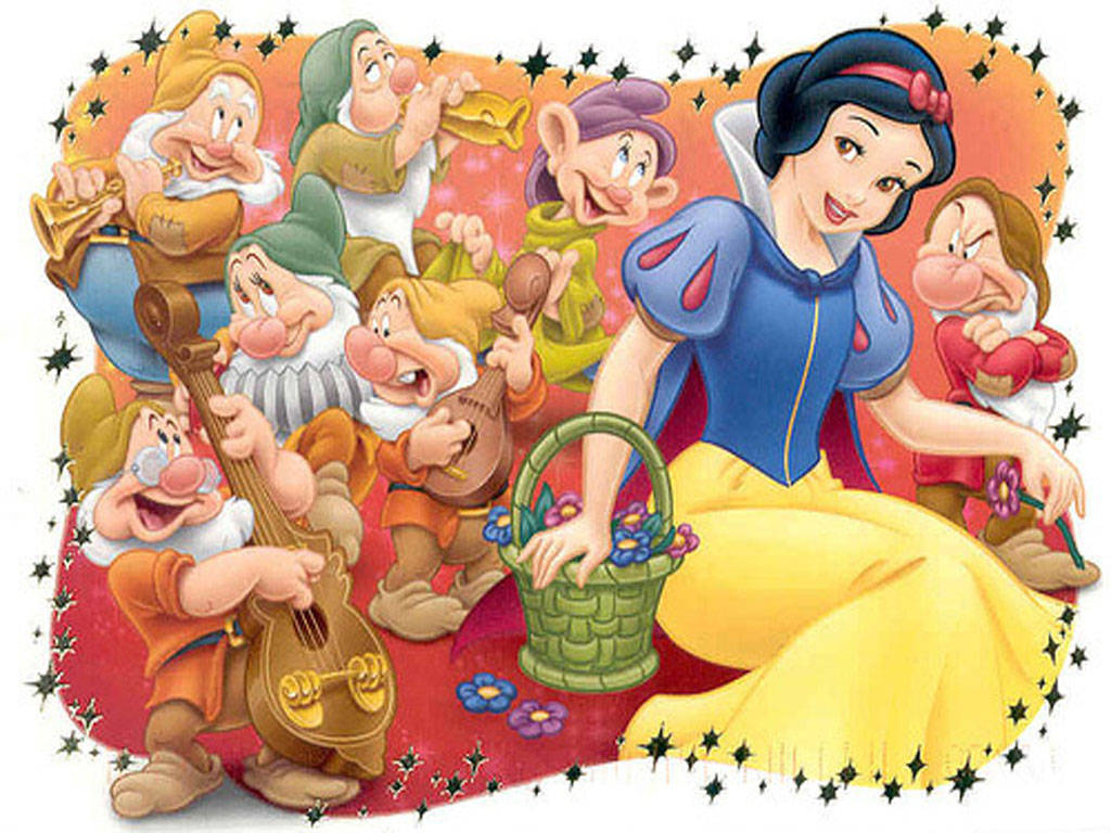 Snow White and the seven dwarfs, Snow White, seven dwarfs, SD Desktop Wallpaper
