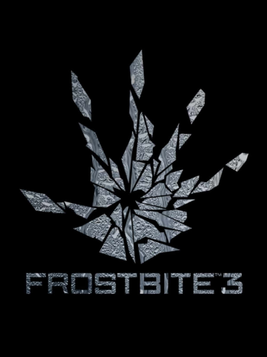 frostbite 900, shattered ice crystal logo, frost patterns, SD Phone Wallpaper