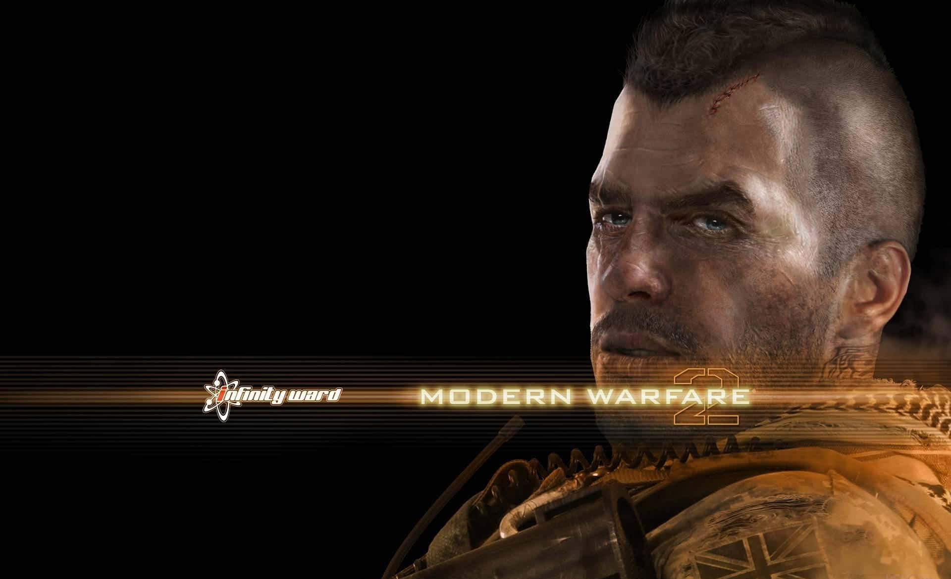 Soap Mactavish, battle-scarred soldier, bloodied forehead, Full HD Desktop Wallpaper