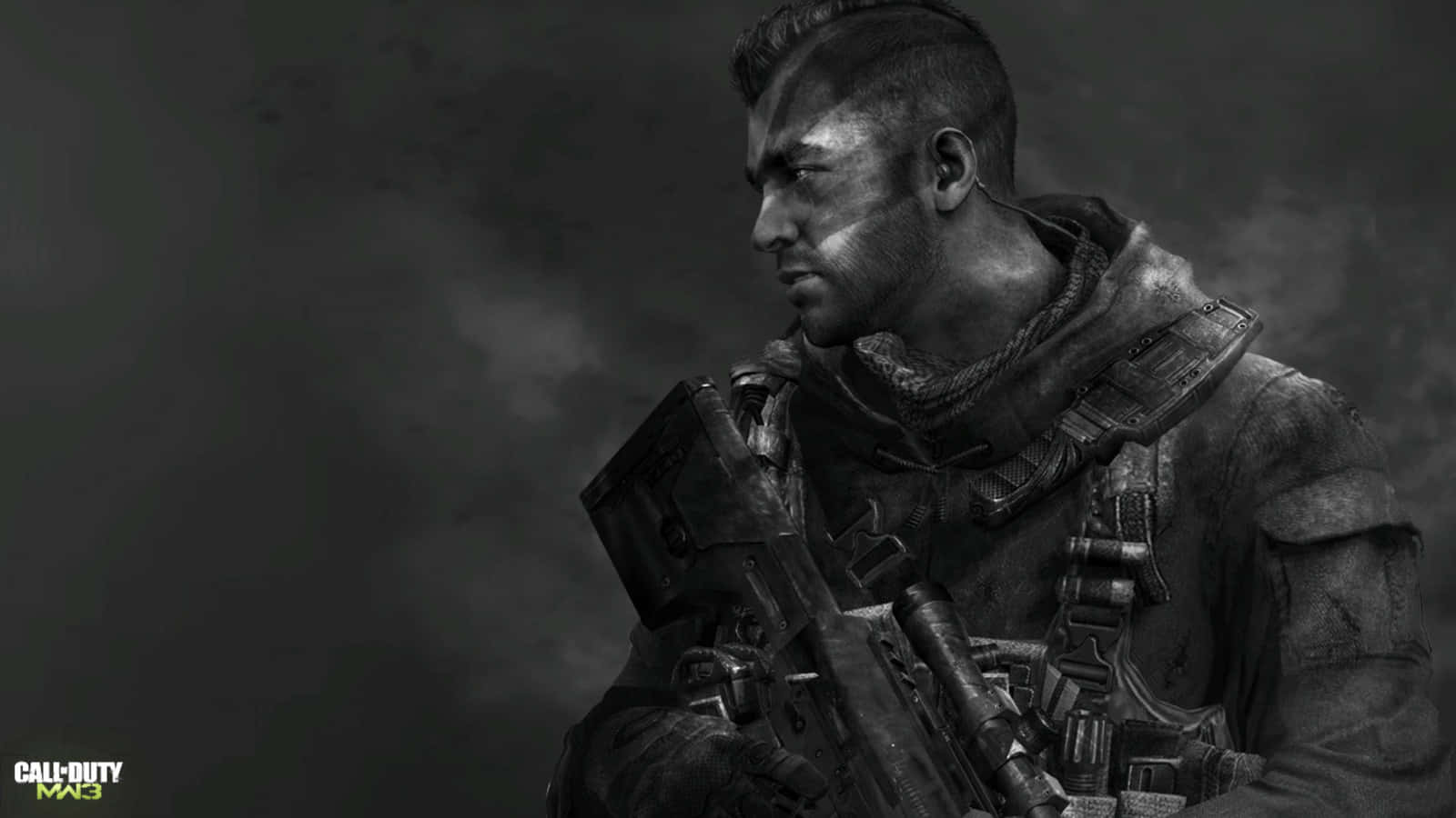 Soap Mactavish, tactical gear, rifle, HD Desktop Wallpaper