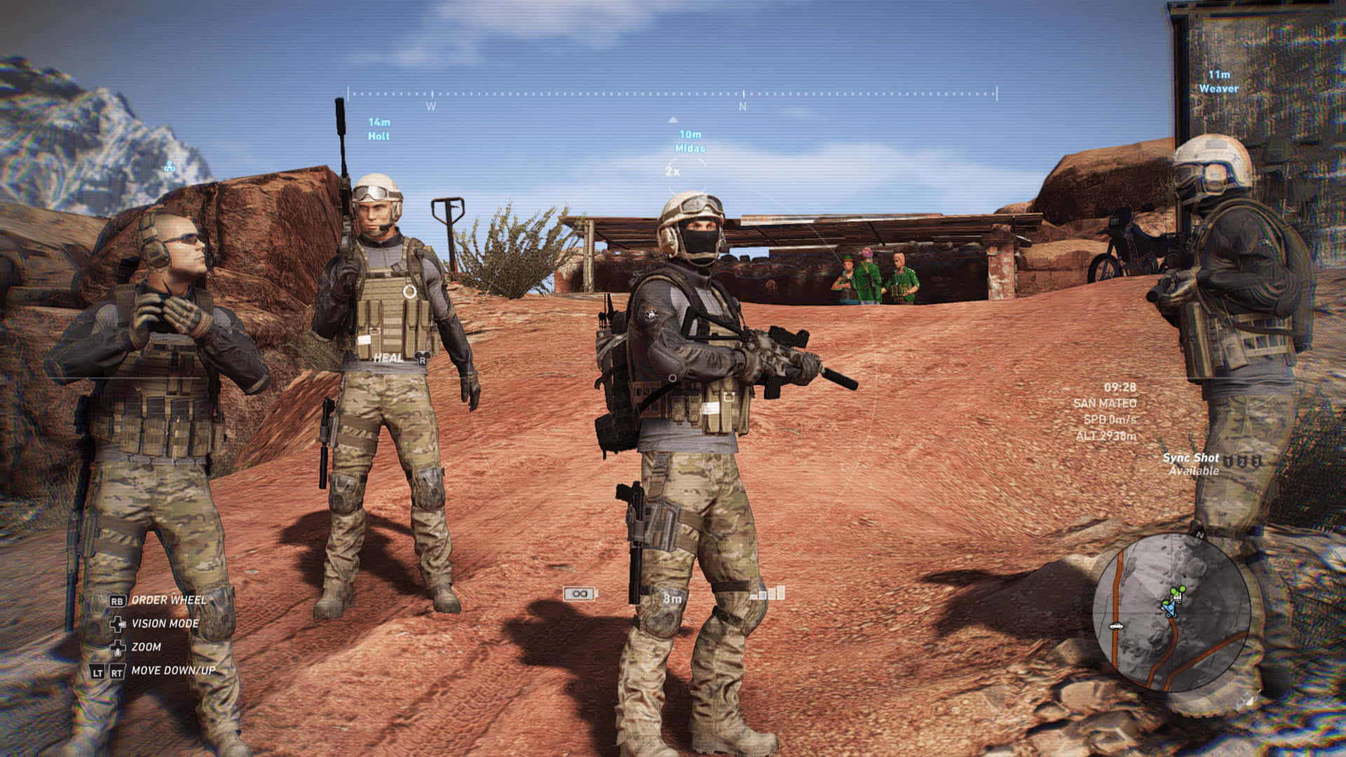 Soap Mactavish, desert camouflage gear, rocky arid terrain, Full HD Desktop Wallpaper
