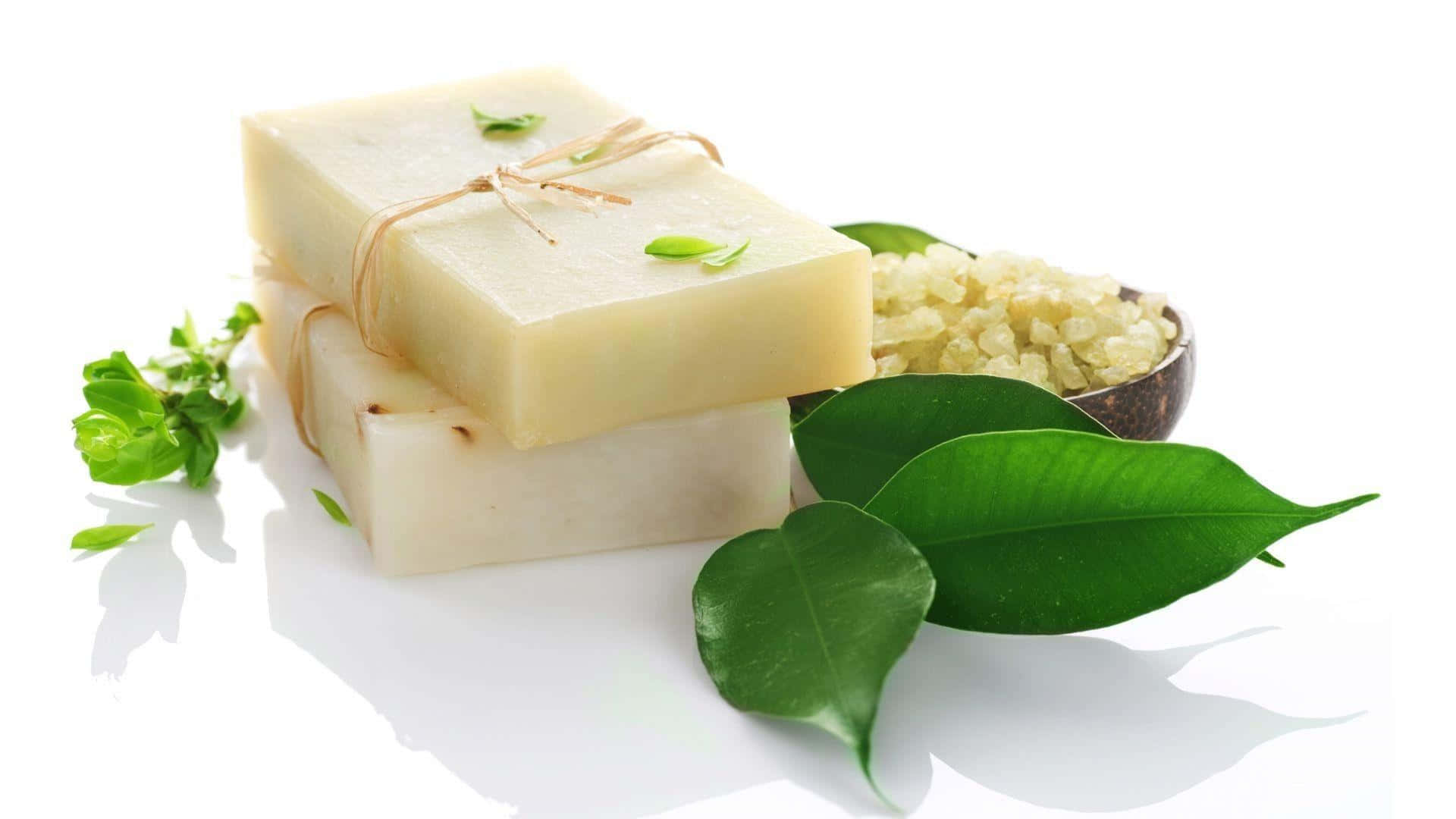 homemade herbal soap, natural soap bars, twine, Full HD Desktop Wallpaper