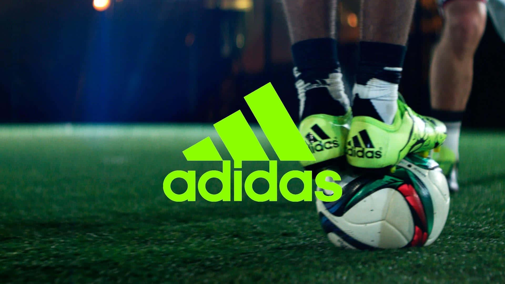 adidas, neon green, soccer ball, Full HD Desktop Wallpaper