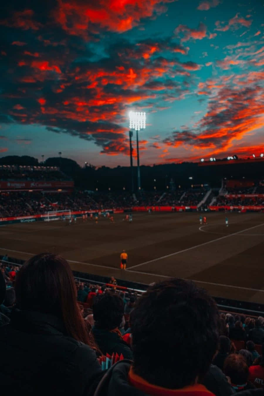 Soccer Aesthetic, Field, Sunset, HD Phone Wallpaper
