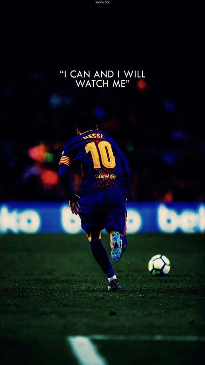 soccer player, blue jersey, number 10, SD Phone Wallpaper