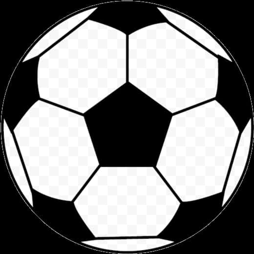 classic soccer ball, black and white, pentagonal panels, SD Desktop Wallpaper