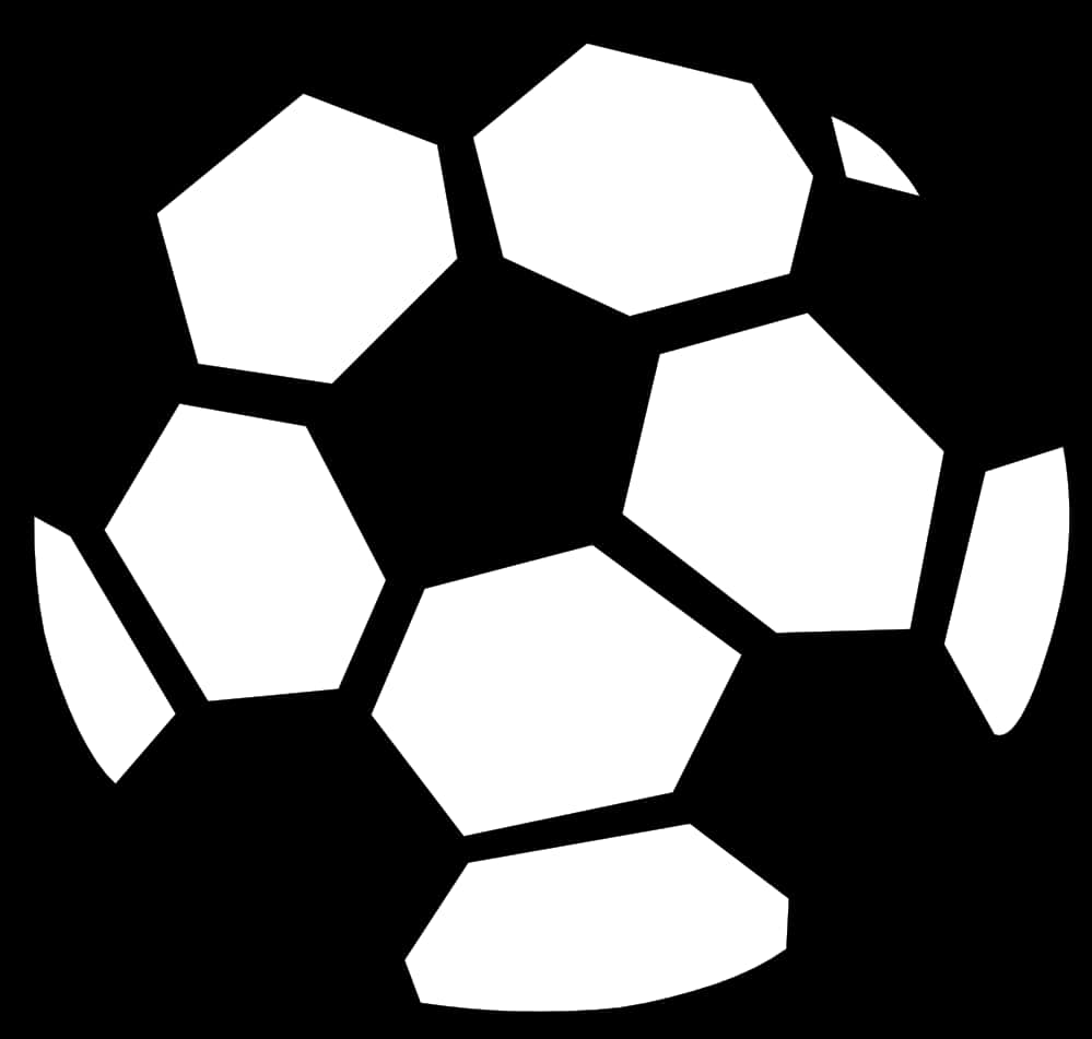 classic soccer ball pattern, white soccer ball silhouette, hexagonal panels, SD Desktop Wallpaper