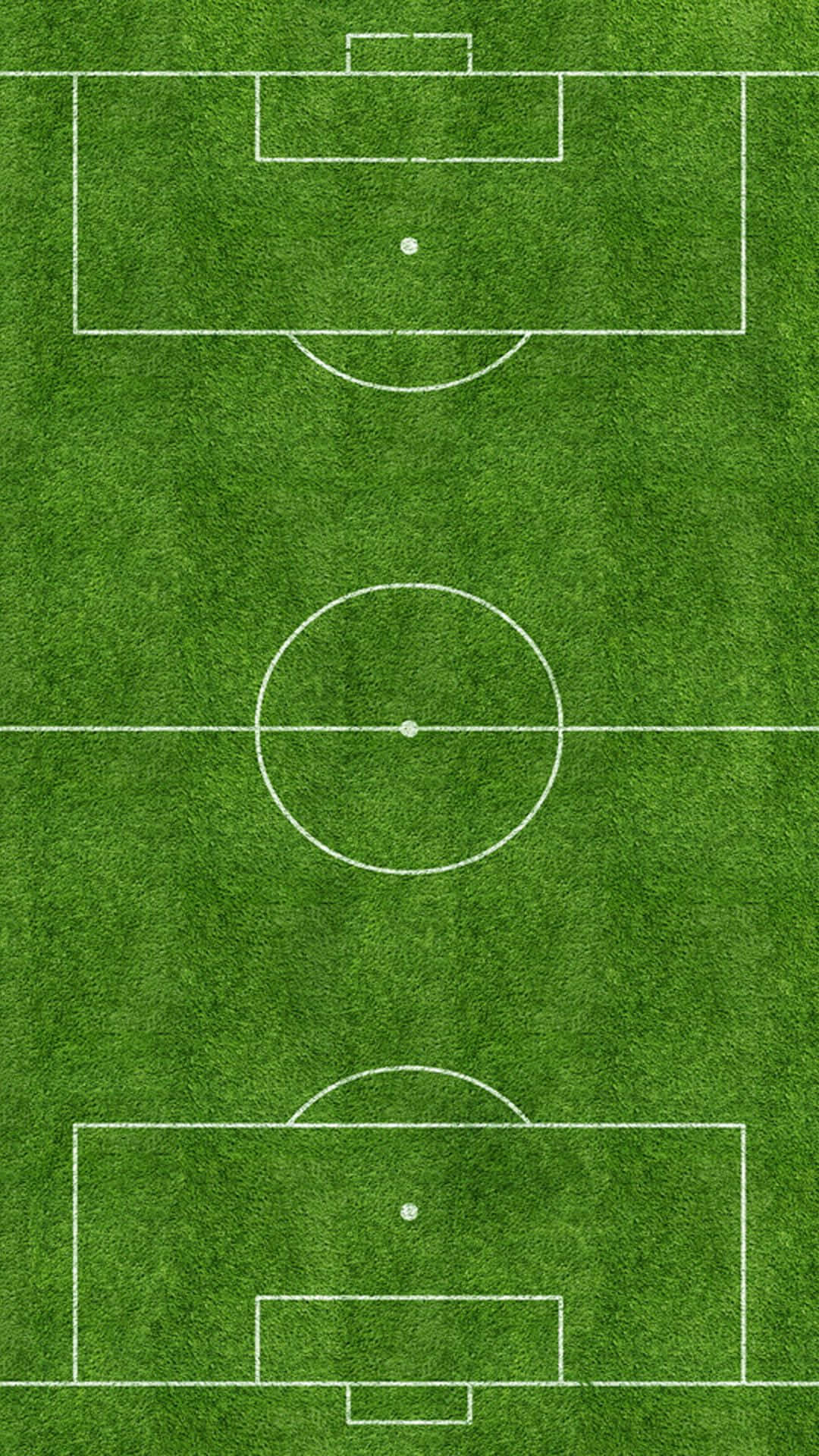 soccer field, vibrant green, crisp white boundary lines, Full HD Phone Wallpaper