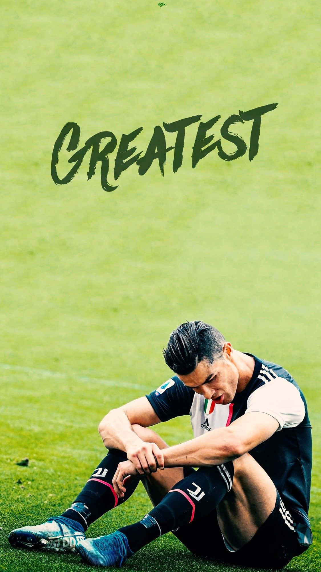 Soccer iPhone, footballer, vibrant green pitch, Full HD Phone Wallpaper