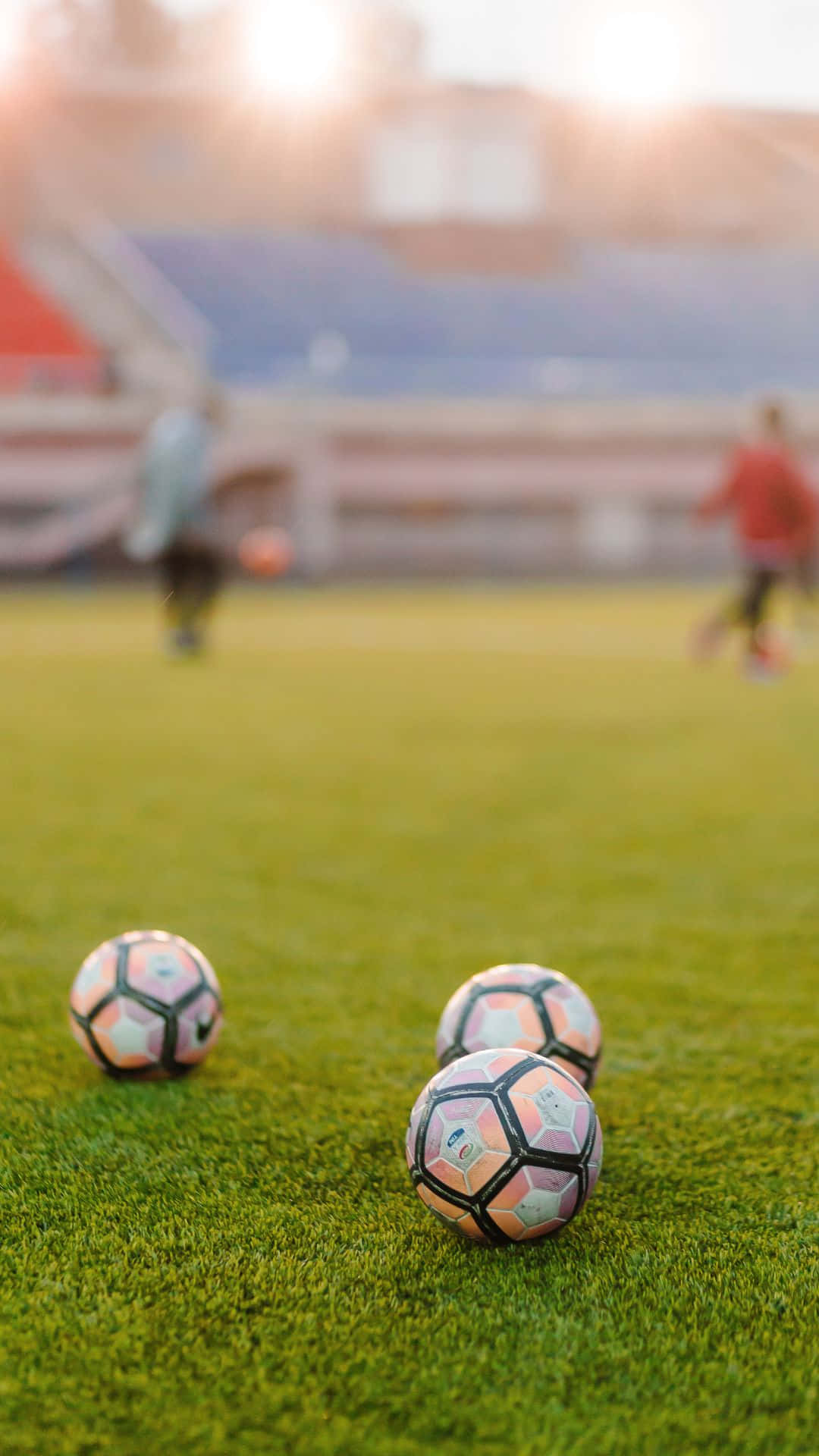 Soccer, iPhone, vibrant green turf, Full HD Phone Wallpaper