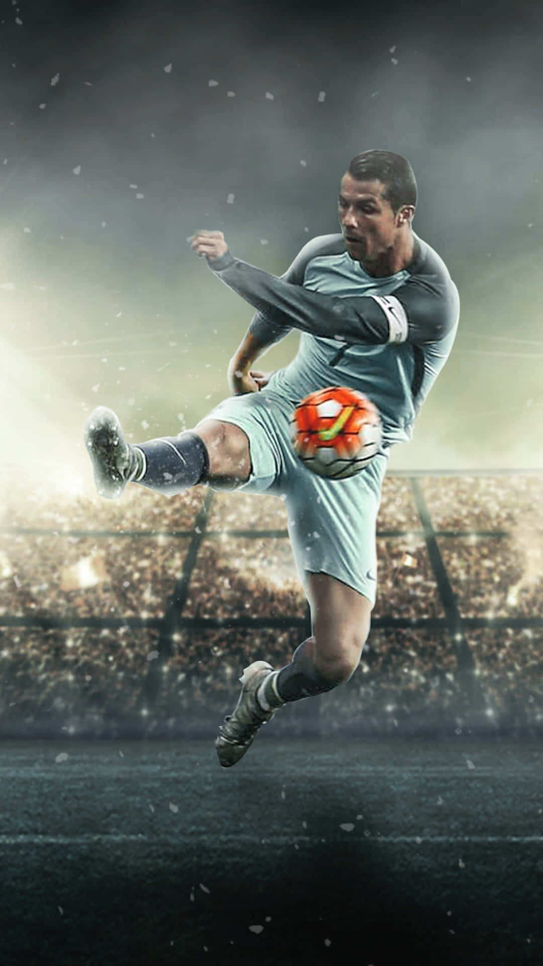 Soccer iPhone, soccer player, stadium, Full HD Phone Wallpaper