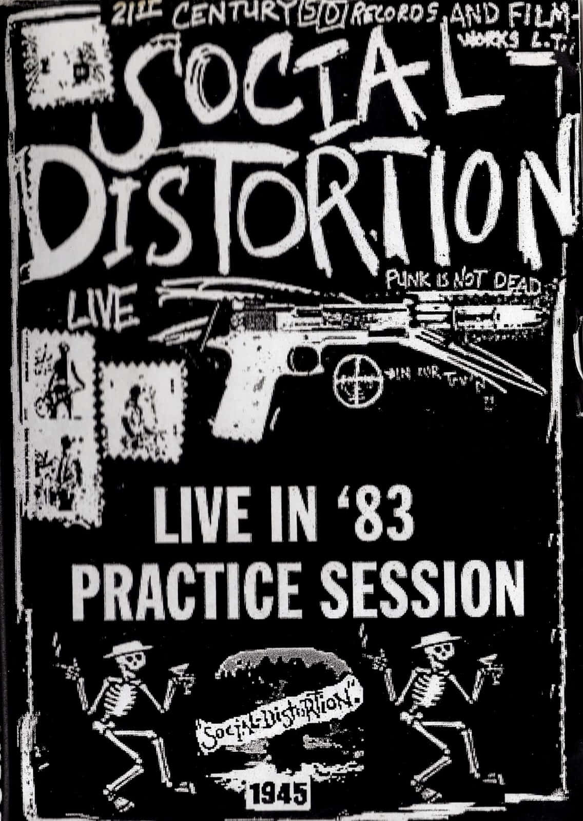Social Distortion, 1983 live practice session, skeletons dancing, HD Phone Wallpaper