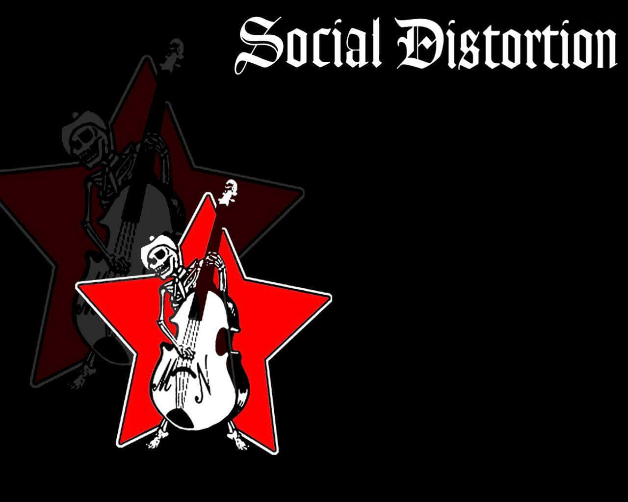 Social Distortion, skeleton, double bass, HD Desktop Wallpaper