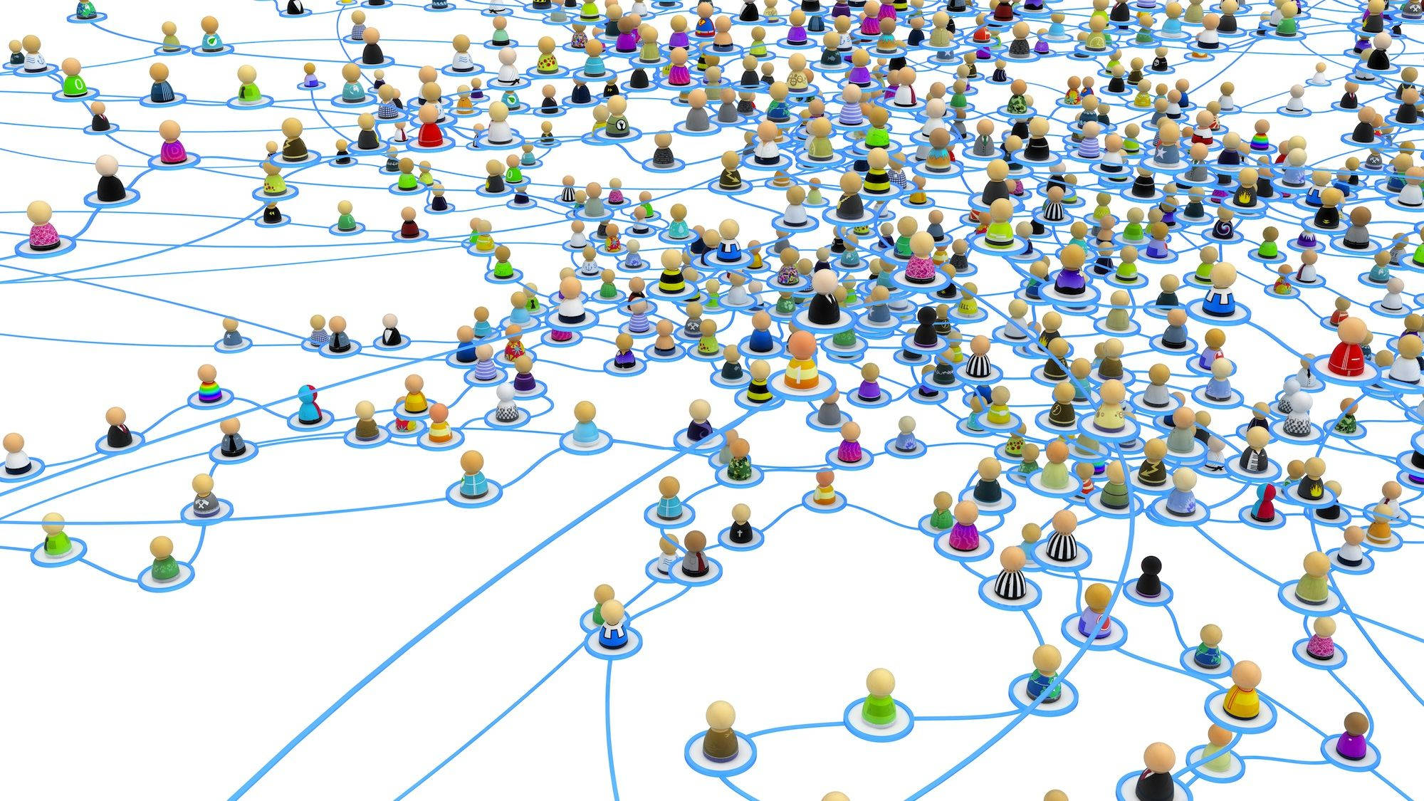 3d human icons, blue lines, white background, Full HD Desktop Wallpaper