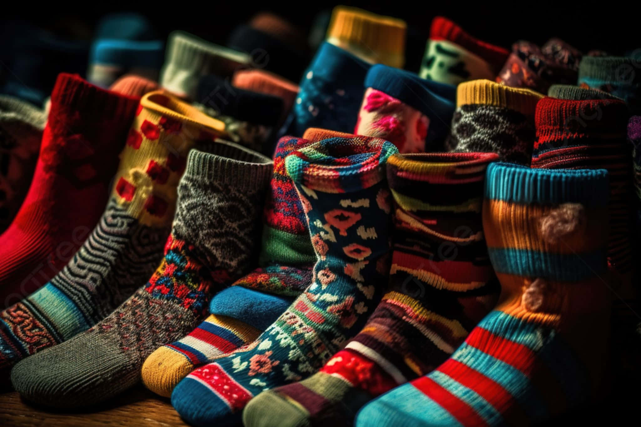 colorful socks collection, vibrant collection, colorful patterned socks, Full HD Desktop Wallpaper