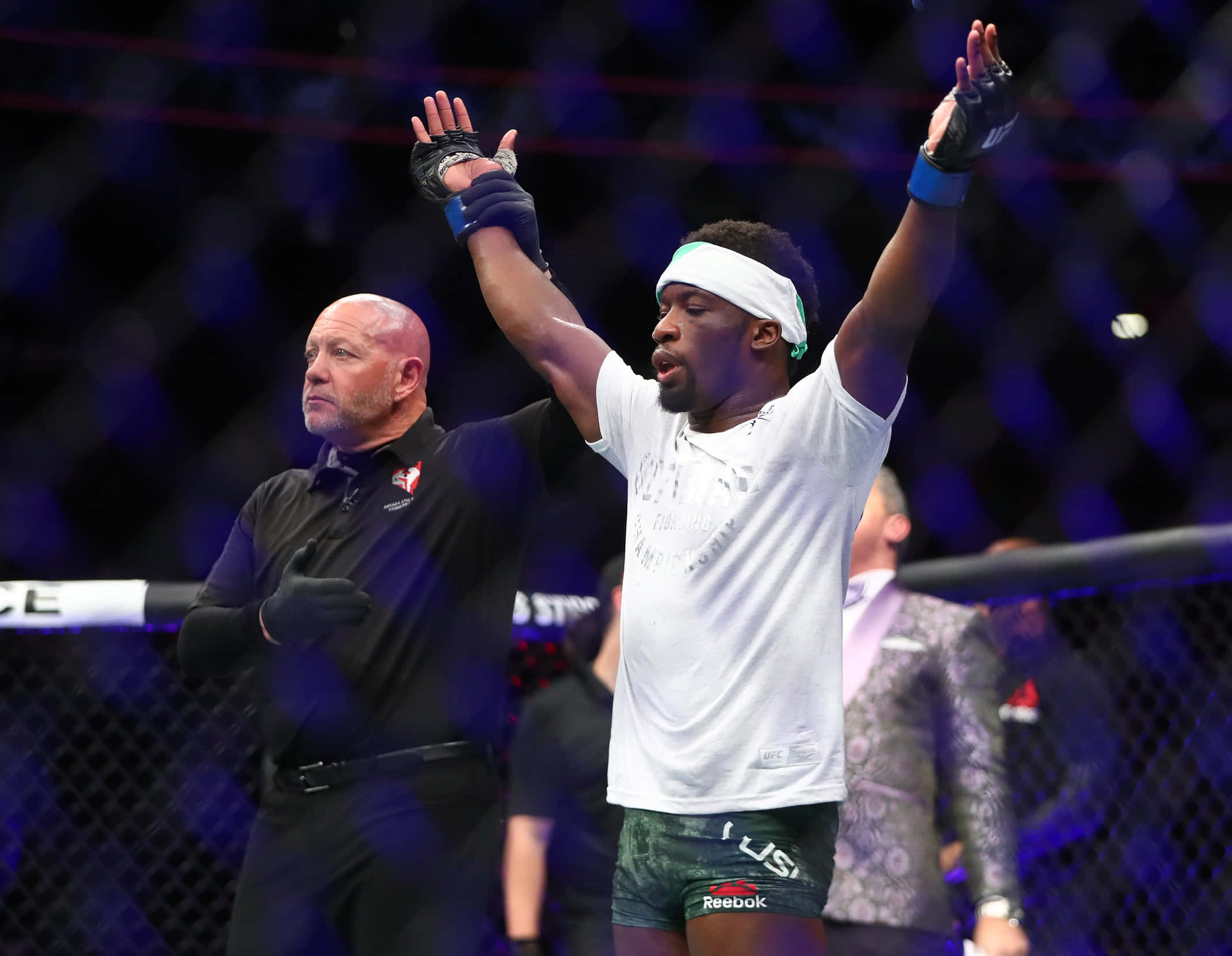 Sodiq Yusuff, octagon, referee, Full HD Desktop Wallpaper