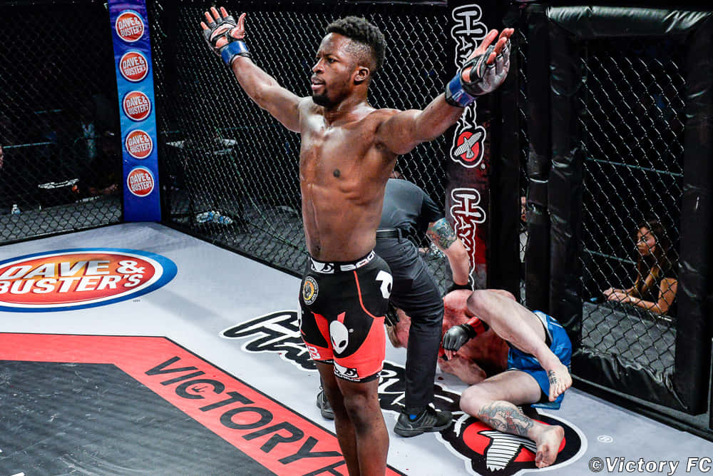 Sodiq Yusuff, cage, mixed martial artist, SD Desktop Wallpaper