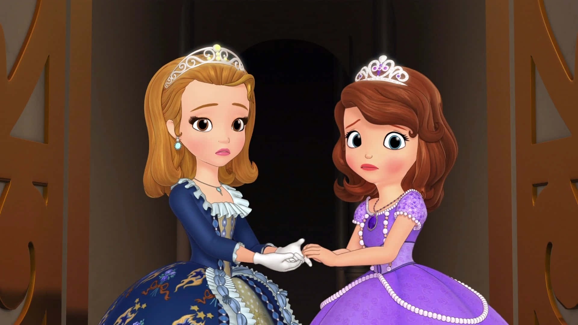 Sofia The First, princess, royal gowns, Full HD Desktop Wallpaper