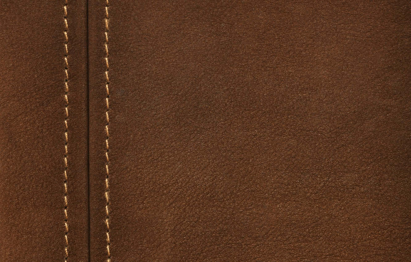 dark brown, rich brown leather, golden stitching, HD Desktop Wallpaper