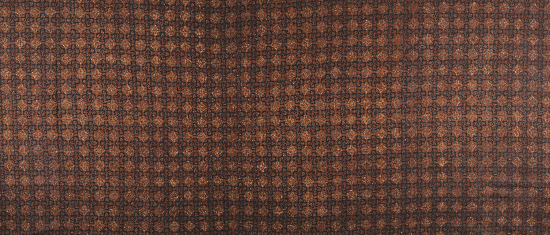 rich brown textured wallpaper, repeating geometric pattern, dark brown crosses, Full HD Desktop Wallpaper