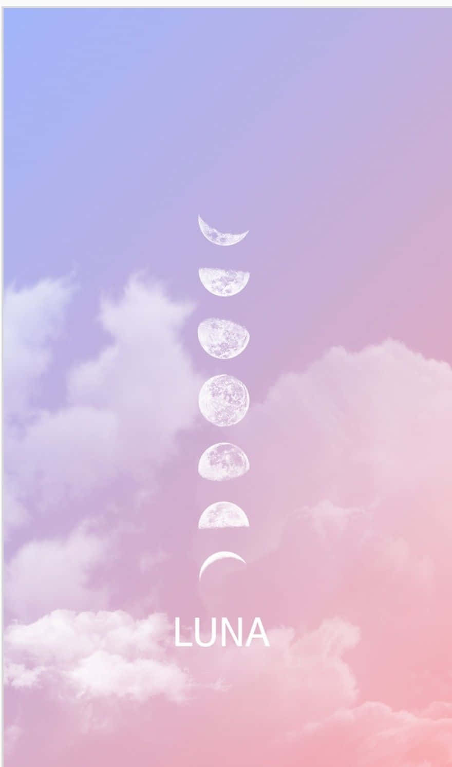 Soft Girl Aesthetic, moon phases, pastel pink, HD Phone Wallpaper