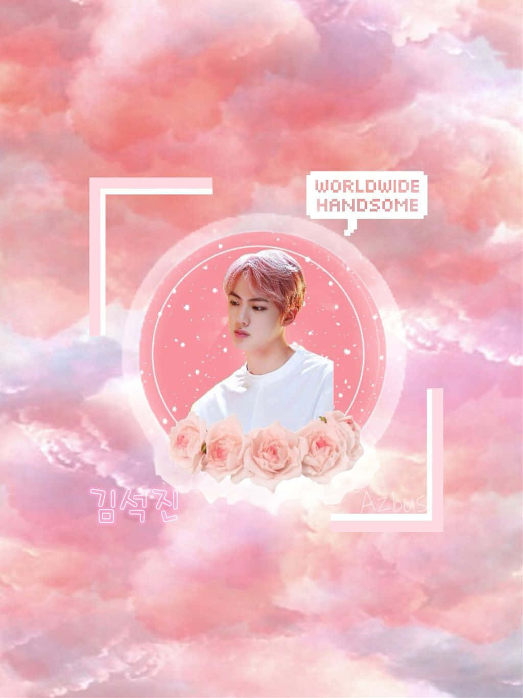 soft girl aesthetic, pink hair, pink clouds, HD Phone Wallpaper