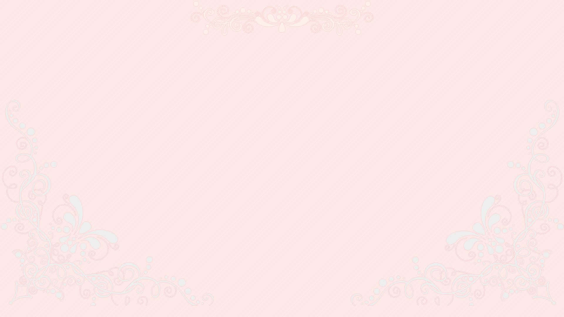 Soft Pink, pastel floral corner embellishments, diagonal texture, Full HD Desktop Wallpaper