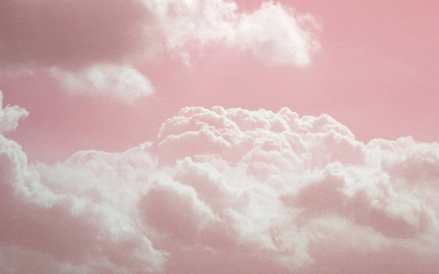 pink cloud, pastel sky, soft cottony clouds, HD Desktop Wallpaper