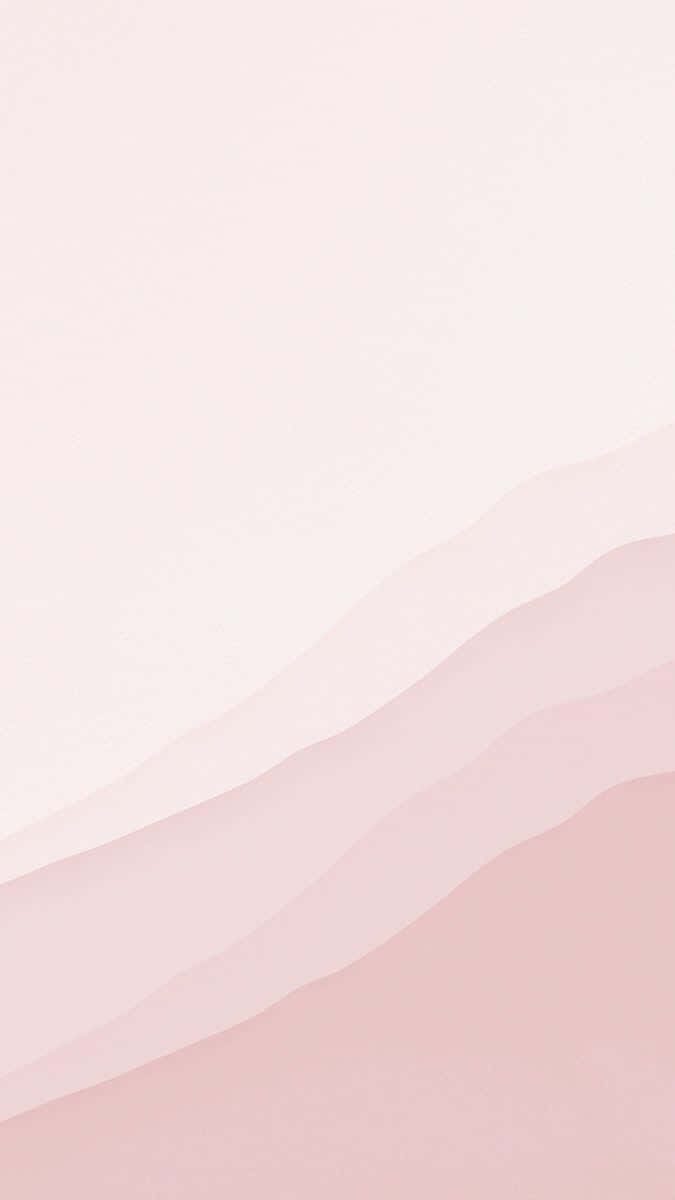 Soft Pink Abstract Mountains, pastel pink waves, diagonally, SD Phone Wallpaper