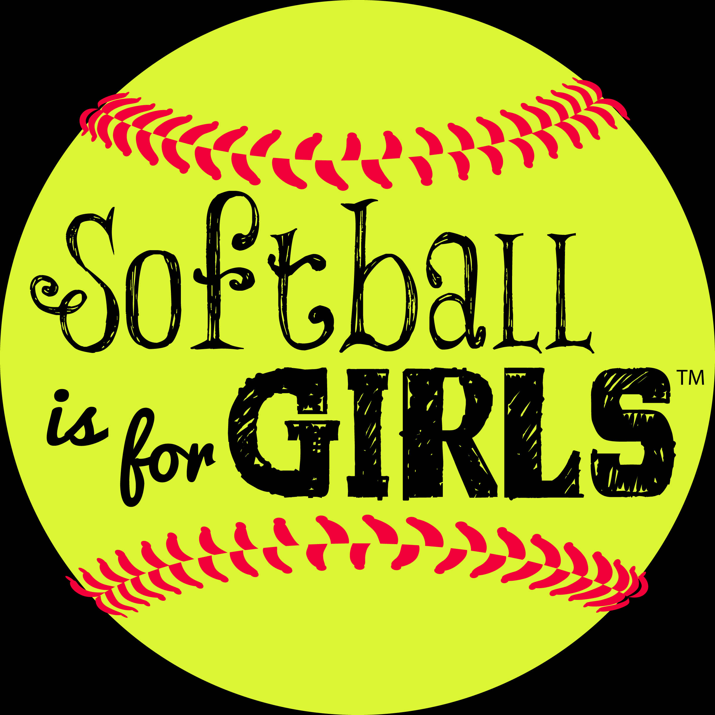 softball, black text, red stitching, Full HD Desktop Wallpaper