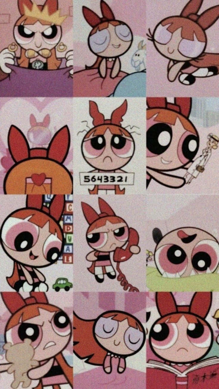 Soft Girl Aesthetic, cartoon characters, large eyes, HD Phone Wallpaper