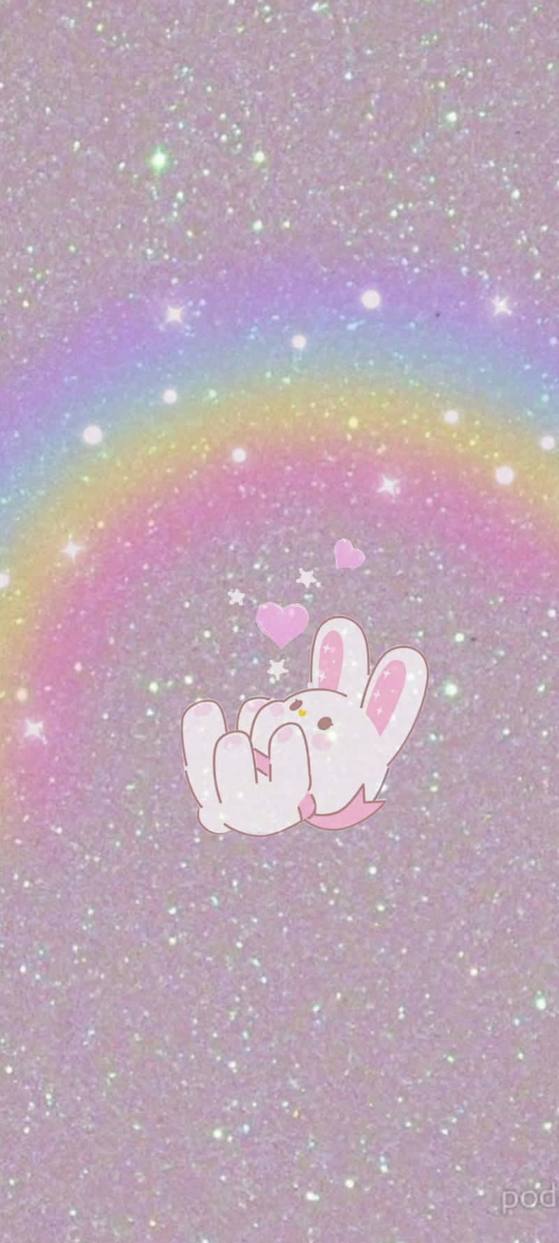 Softie Aesthetic, rainbow, glitter, HD Phone Wallpaper