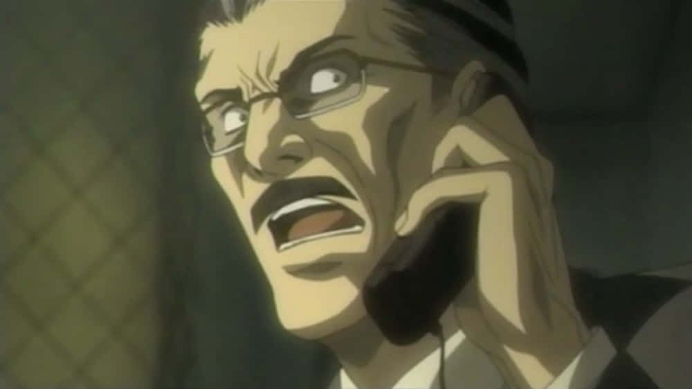 Soichiro Yagami, glasses, dimly lit, SD Desktop Wallpaper