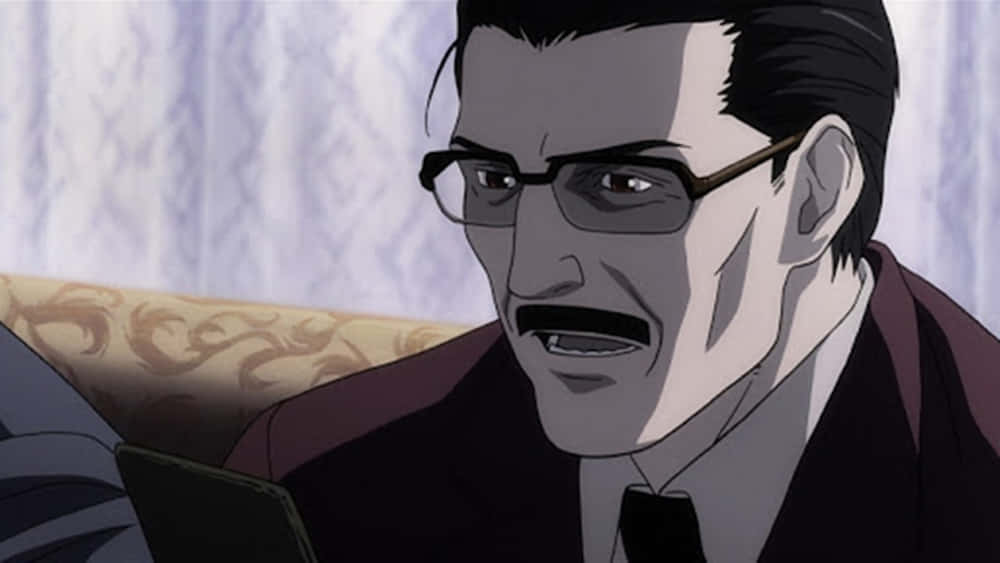 Soichiro Yagami, anime, glasses, SD Desktop Wallpaper