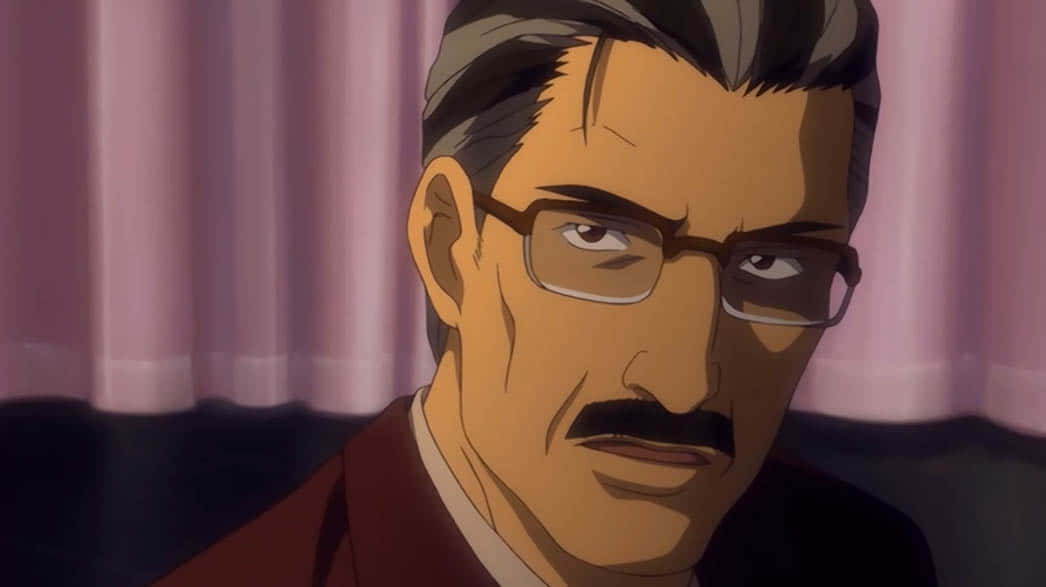 Soichiro Yagami, anime man, glasses, SD Desktop Wallpaper