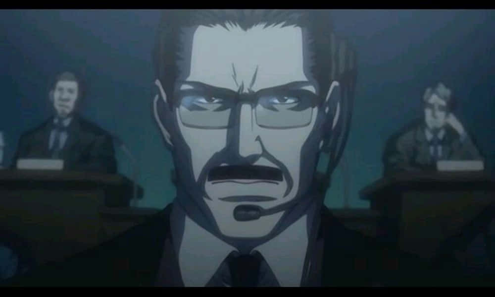 Soichiro Yagami, anime man, glasses, SD Desktop Wallpaper