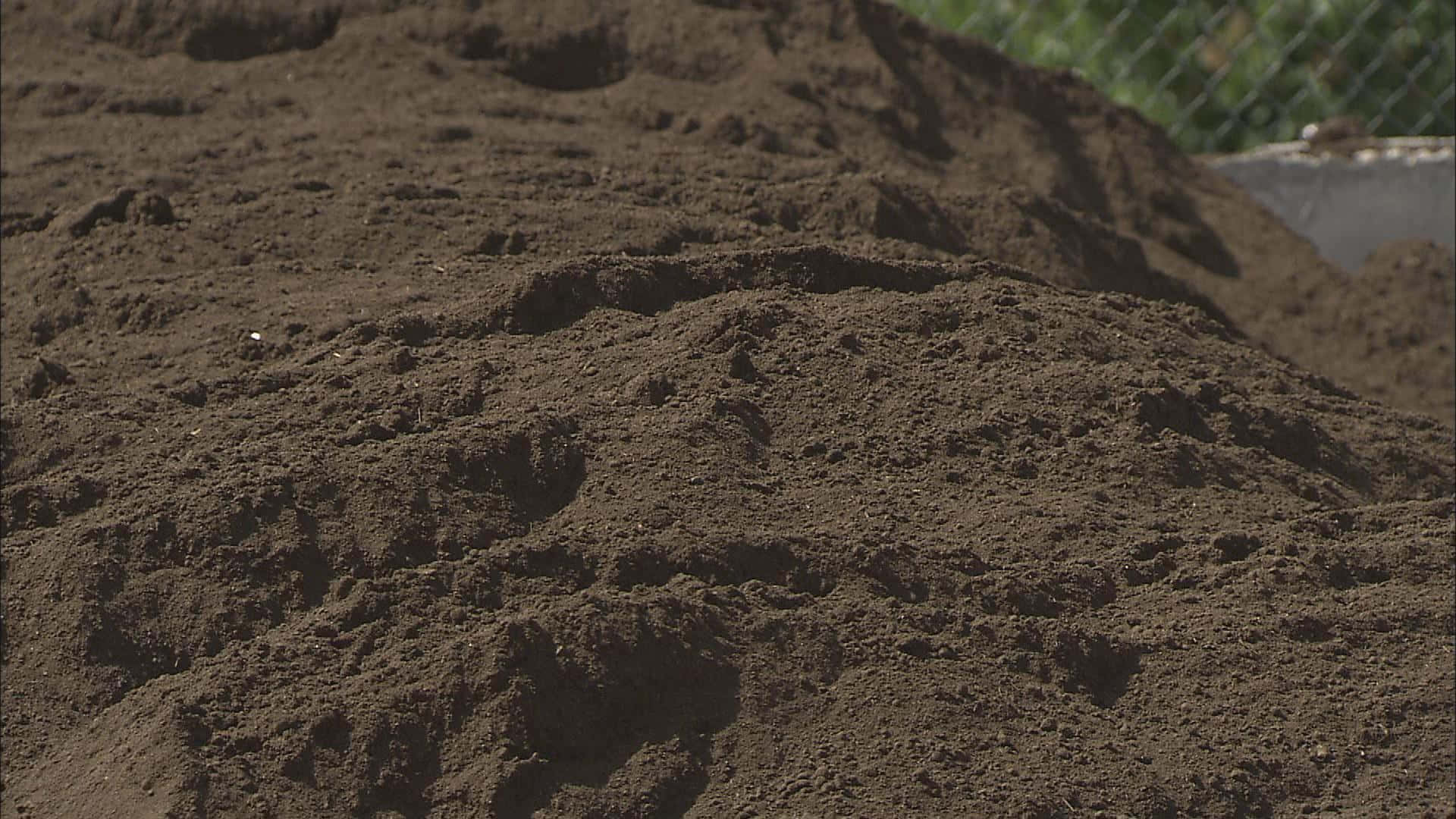 fine organic soil, dark brown, textured ridges, Full HD Desktop Wallpaper