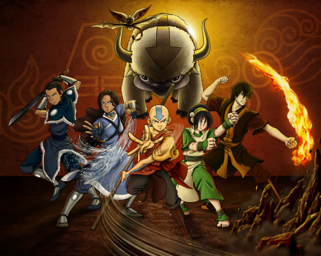 Sokka, anime, elemental benders, SD Desktop Wallpaper