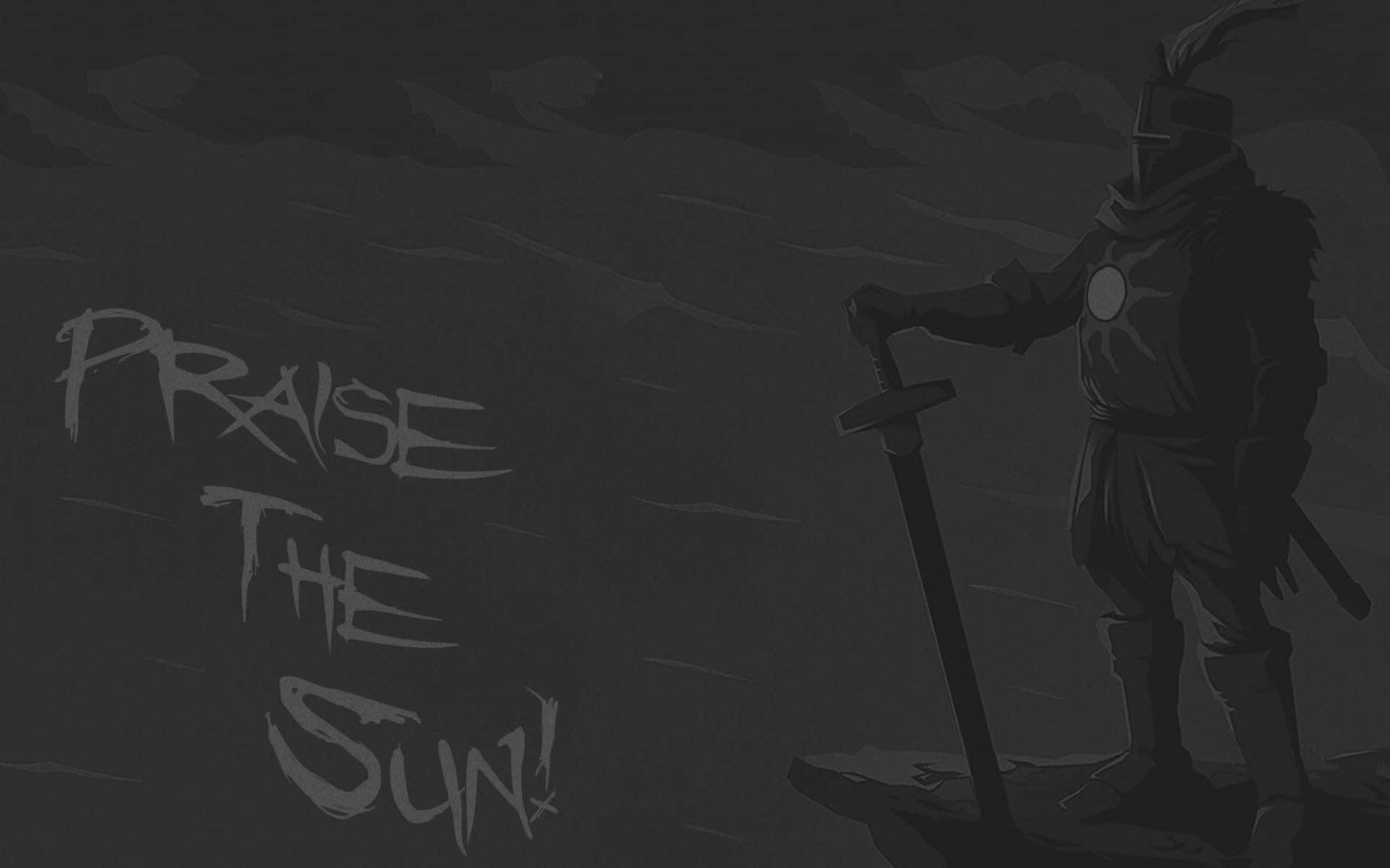 Solaire of Astora, cliff, stormy sky, Full HD Desktop Wallpaper