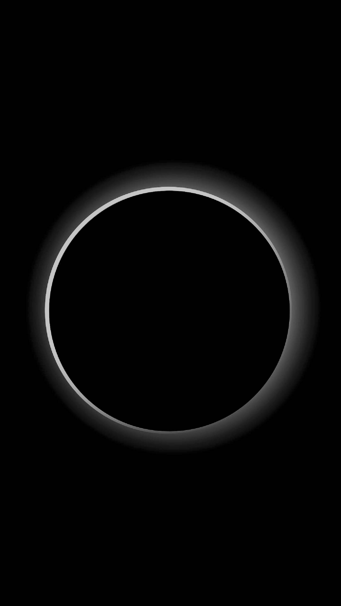 Solar Eclipse, minimalist, black, 2K Phone Wallpaper