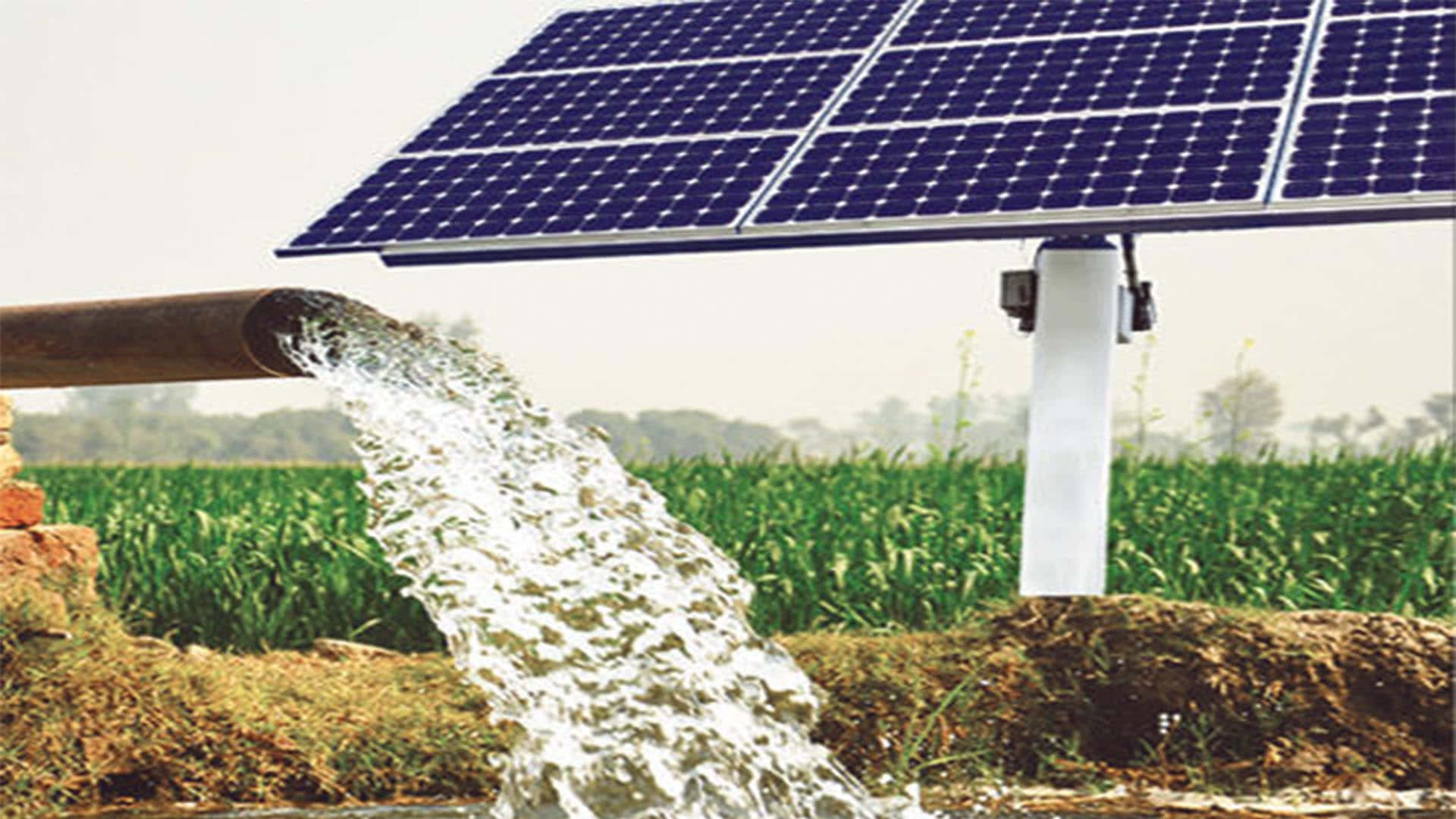 Solar Panel, water pump, fresh water, Full HD Desktop Wallpaper