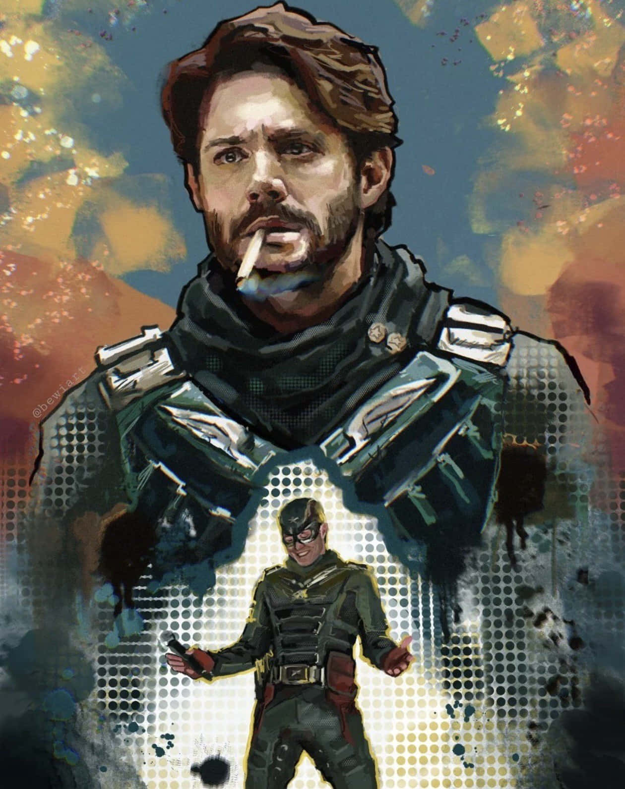 Soldier Boy, bearded man, tactical gear, HD Phone Wallpaper