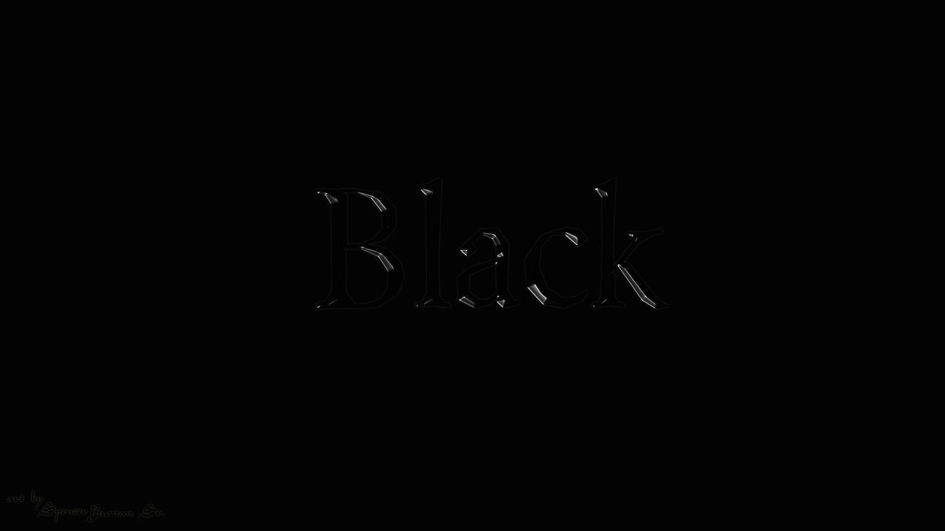 Solid Black 4K, black, glows faintly, Full HD Desktop Wallpaper
