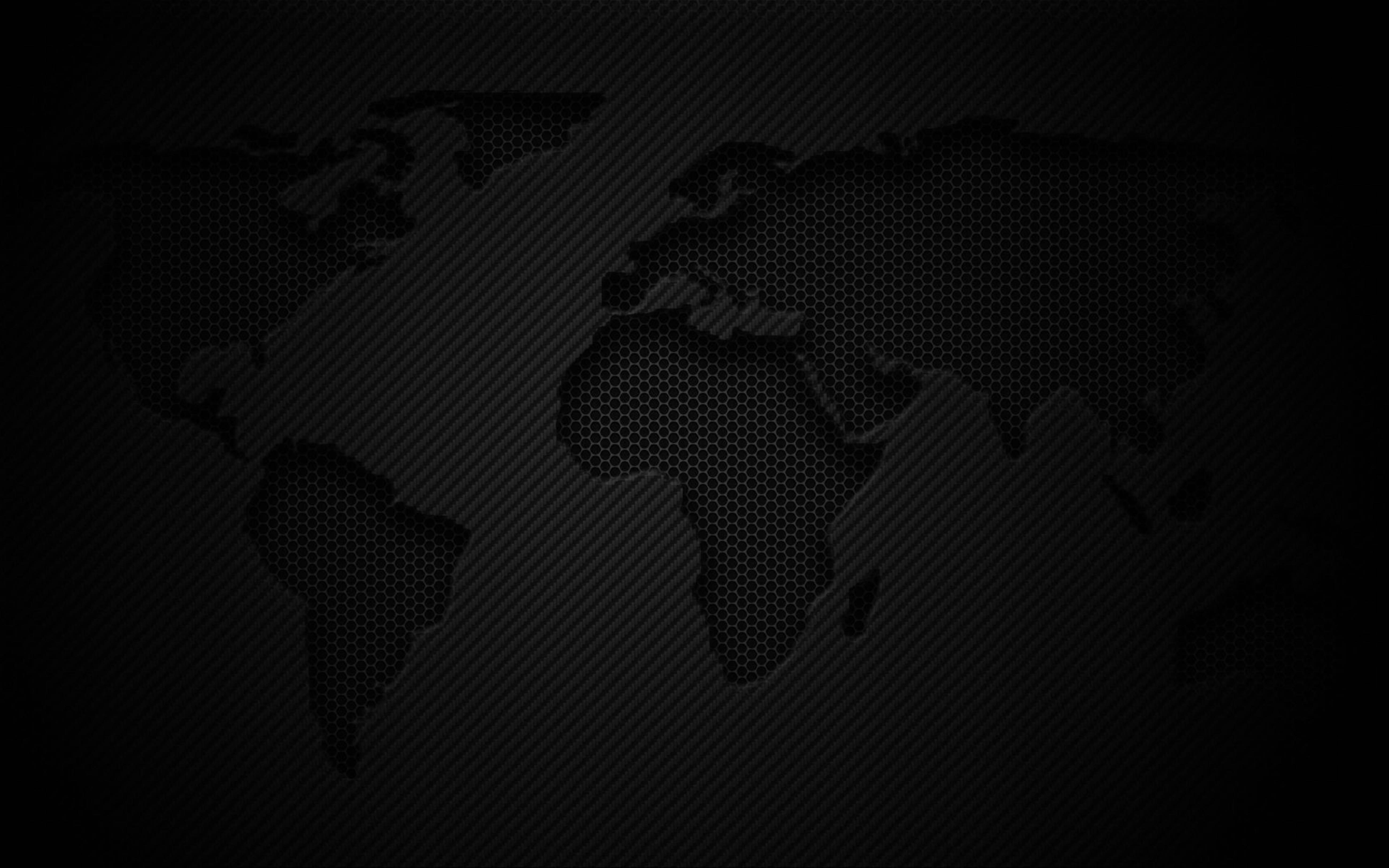 4K Ultra HD, black metallic map, hexagonal texture, 5K Desktop Wallpaper