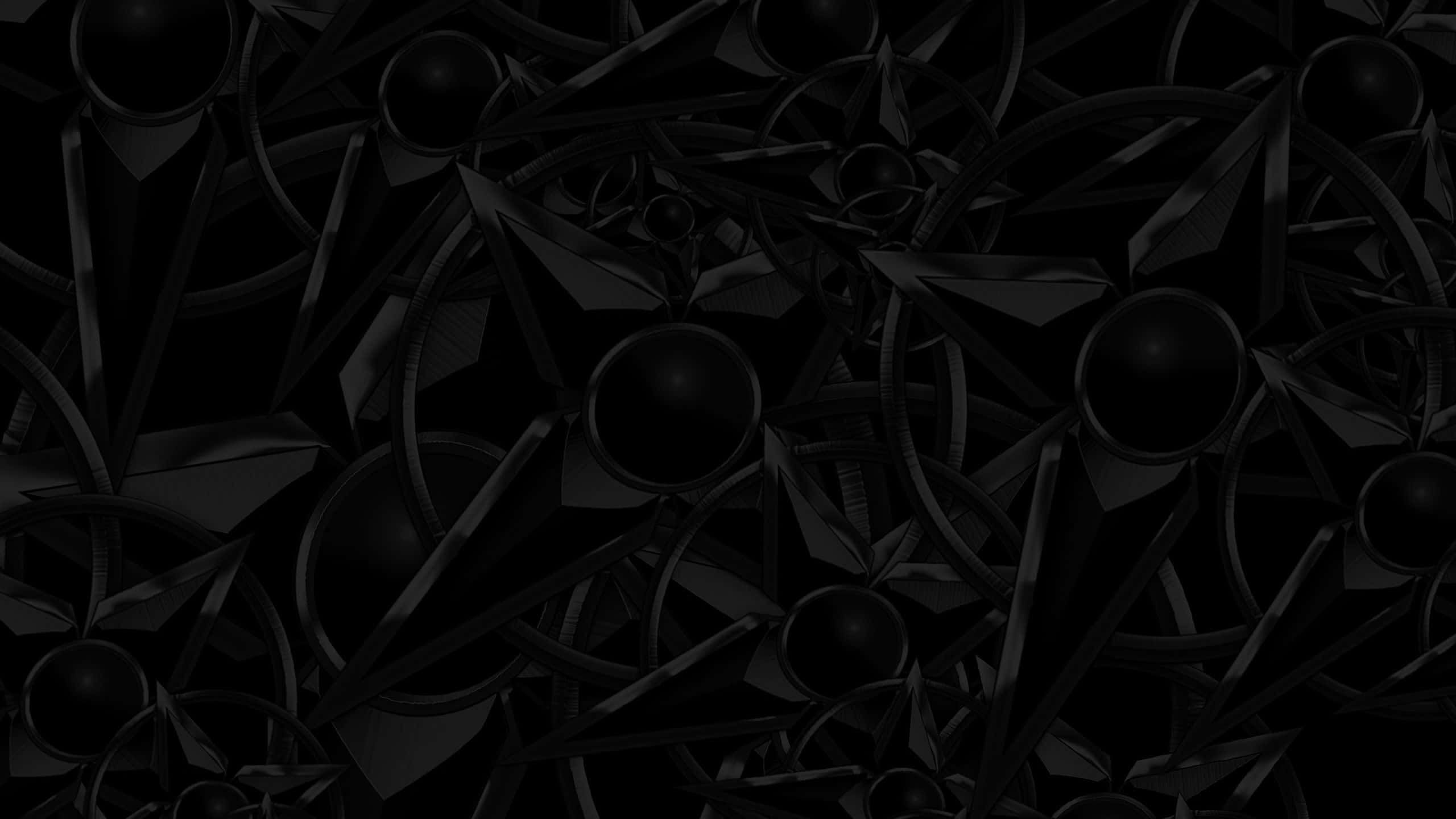 2560x1440, black wallpaper, abstract pattern, 2K Desktop Wallpaper