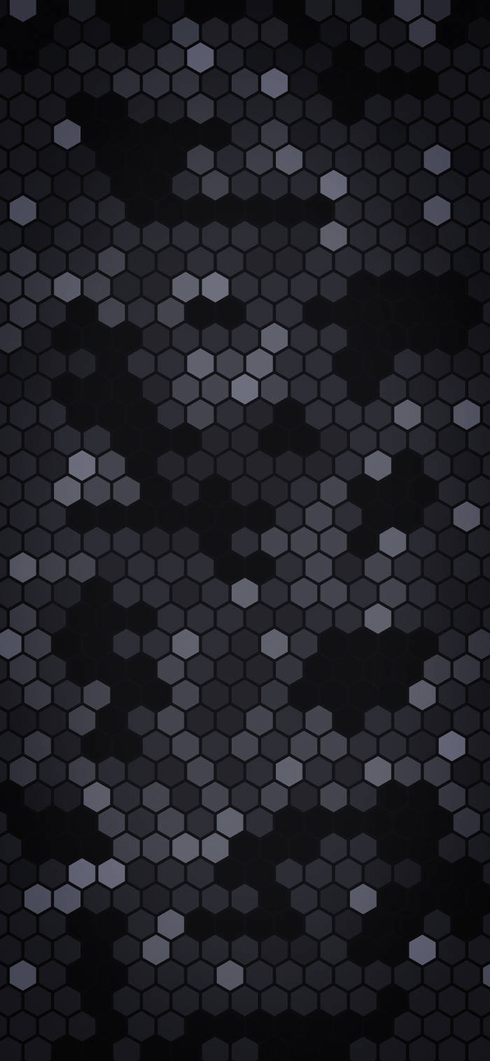 Solid Black iPhone, hexagonal, dark abstract pattern, HD Phone Wallpaper