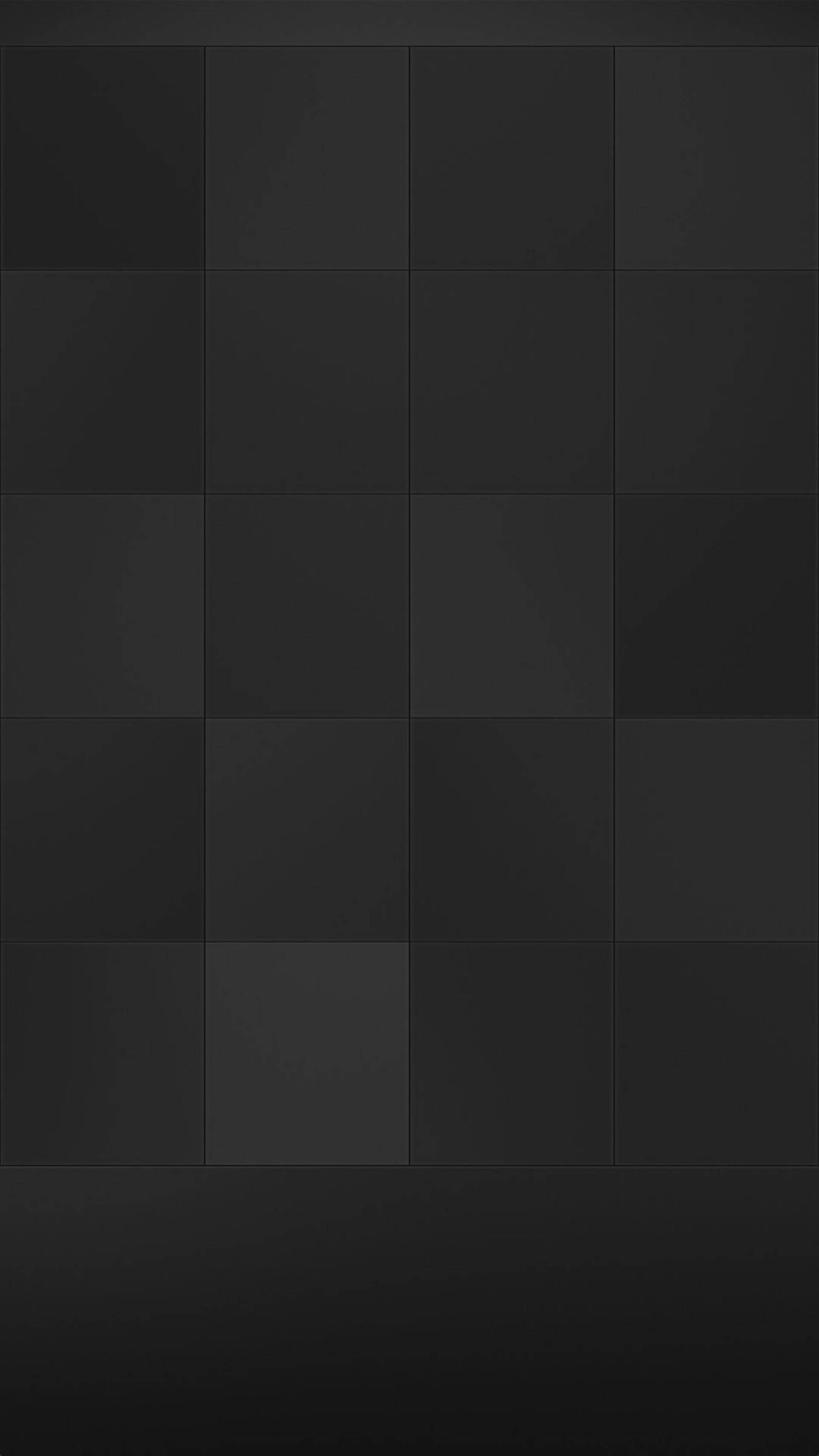 Black iPhone, checkered pattern, minimalist, 2K Phone Wallpaper