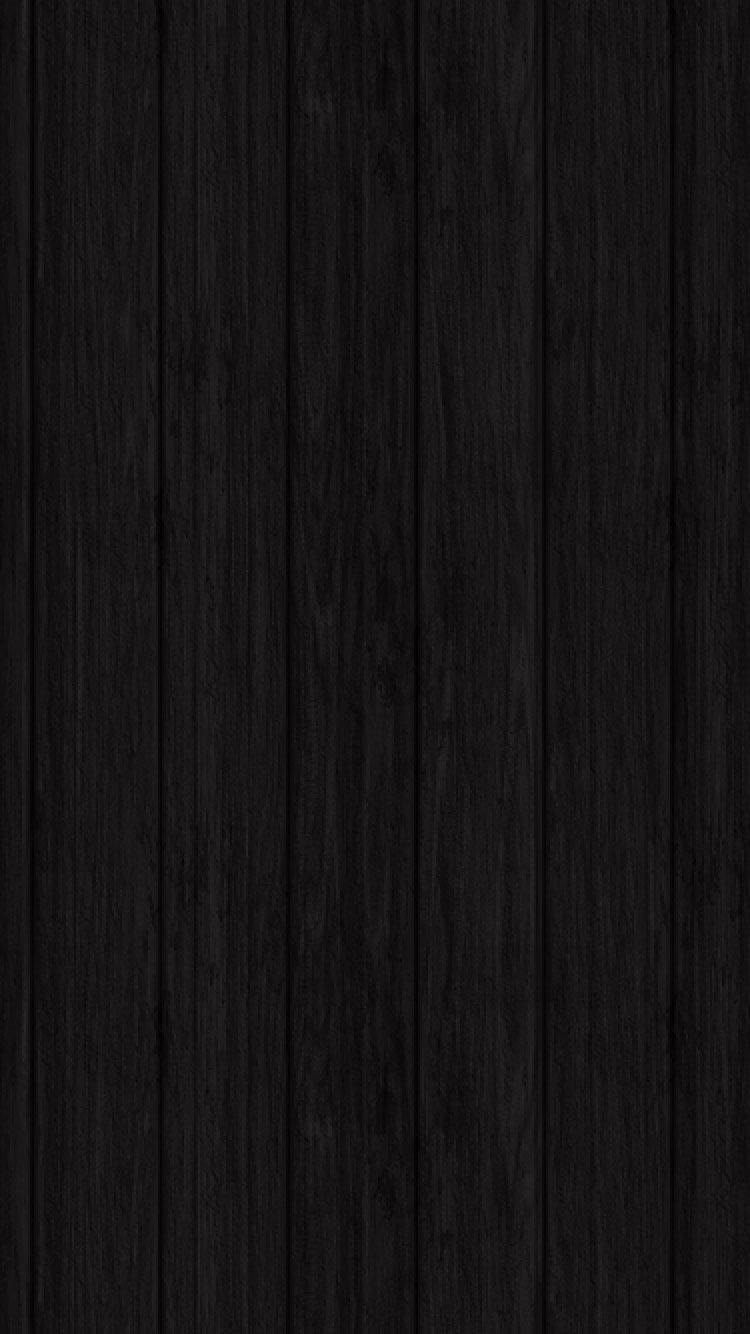 Wooden Planks, Solid Black, iPhone, HD Phone Wallpaper