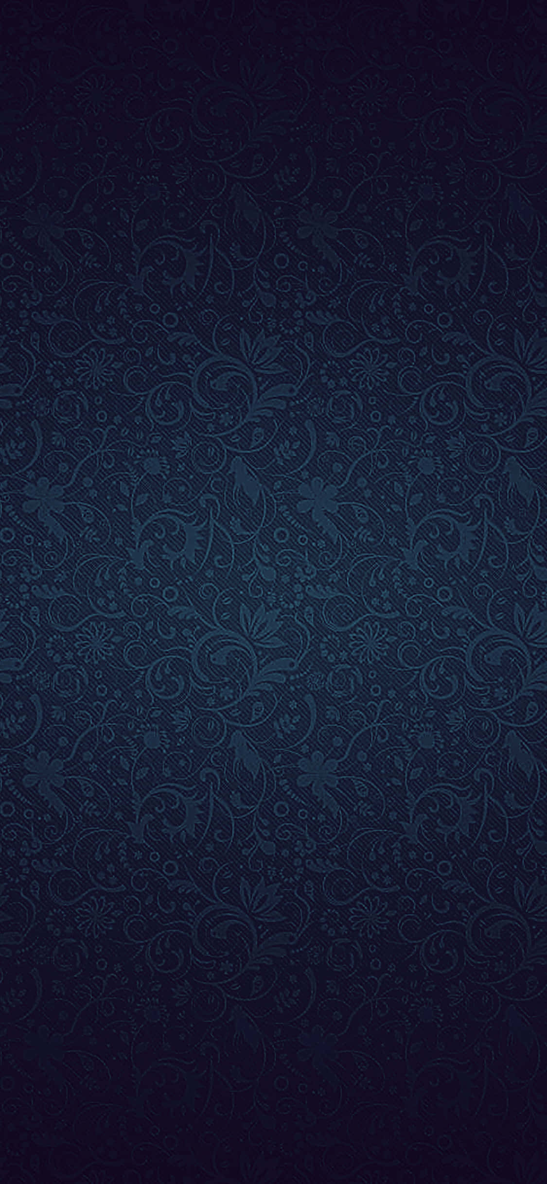 solid blue iPhone, dark blue, subtle swirling floral patterns, Full HD Phone Wallpaper
